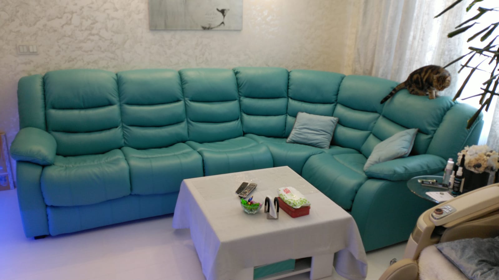 Перетяжка дивана на дому. Калязин